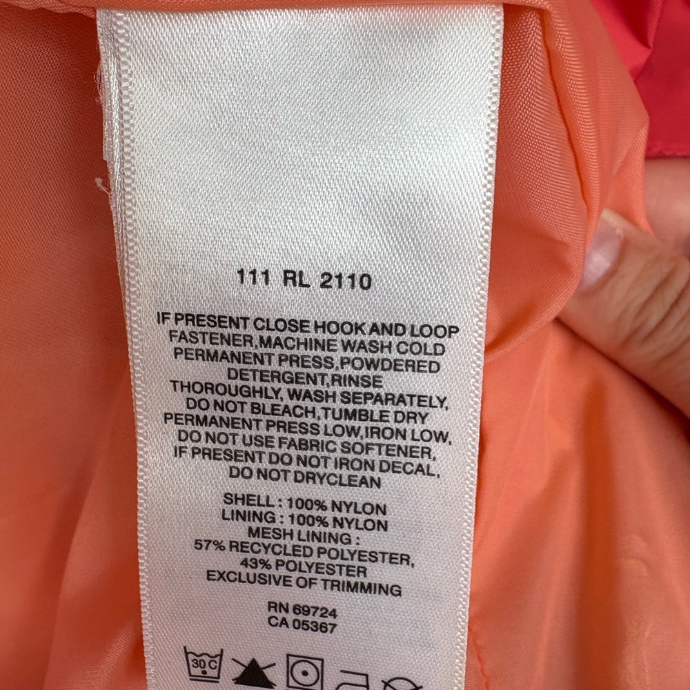 Columbia Women's Coral/Pink Waterproof Shell Jacket - Picture 4 of 5